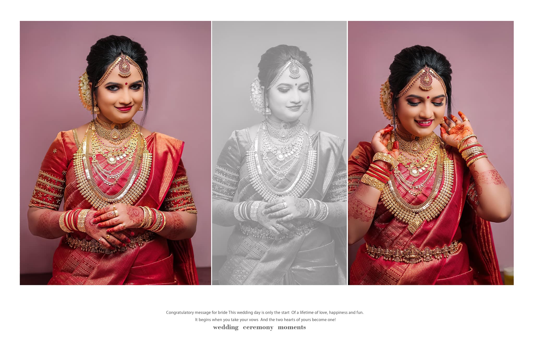 Beautiful Kerala wedding moment captured by 7Ads Wedding Company's cinematographers